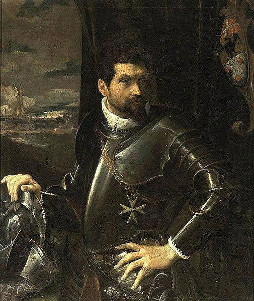Portrait of Carlo Alberto Rati Opizzoni in Armour, Lodovico Carracci